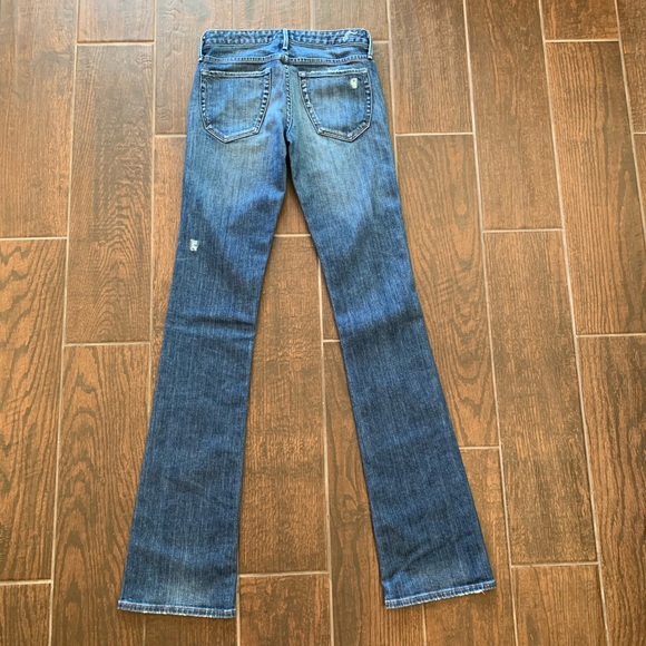 Earnest Sewn Lightly Distressed Slim Bootcut 34” - Picture 3 of 8